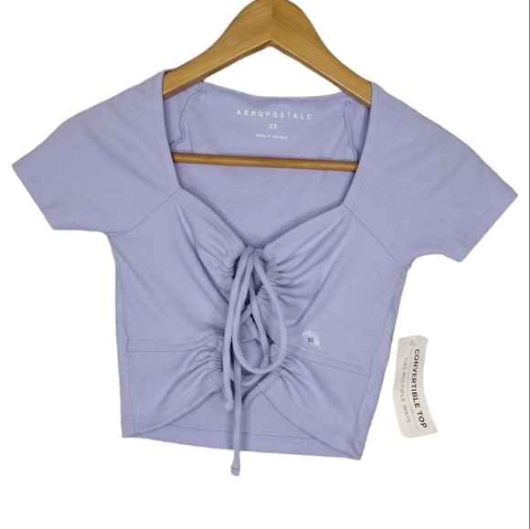 Aeropostale Other - NWT Aéropostale Ties Multiple Ways Convertible Crop Top